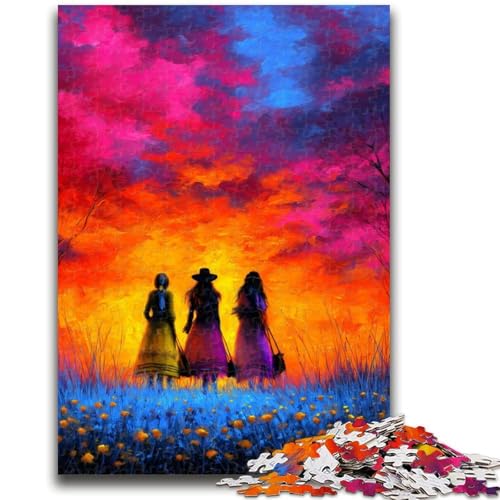 1000-teiliges Puzzle für Jugendliche und Erwachsene, Indianerin, ab 14 Jahren, Quizspiel, Spaß für zu Hause, Geburtstagsgeschenk, Reisegeschenk, 50x75cm 1000-teiliges Puzzle für Jugendliche und Erwachsene, Indianerin, ab 14 Jahren, Quizspiel, Spaß für zu Hause, Geburtstagsgeschenk, Reisegeschenk, 50x75cm von LYXIANY