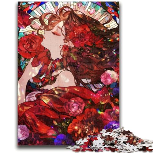 1000-teiliges Puzzle für Jugendliche und Erwachsene, Japanisches Anime-Mädchen, anspruchsvolles Spiel und Lernspiel für die ganze Familie zum Geburtstag, Weihnachten, 50x75cm 1000-teiliges Puzzle für Jugendliche und Erwachsene, Japanisches Anime-Mädchen, anspruchsvolles Spiel und Lernspiel für die ganze Familie zum Geburtstag, Weihnachten, 50x75cm von LYXIANY