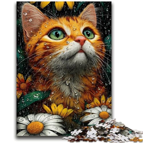 1000-teiliges Puzzle für Jugendliche und Erwachsene, Katze, dekomprimierendes intellektuelles Lernspielzeug, tolle Geschenke und Spielzeuge, 50x75cm 1000-teiliges Puzzle für Jugendliche und Erwachsene, Katze, dekomprimierendes intellektuelles Lernspielzeug, tolle Geschenke und Spielzeuge, 50x75cm von LYXIANY