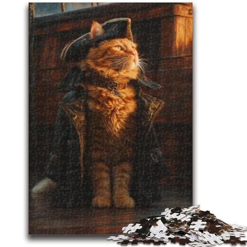 1000-teiliges Puzzle für Jugendliche und Erwachsene, Katze aus Einer aristokratischen Familie, anspruchsvolles Spiel und Lernspiel für die ganze Familie zum Geburtstag, Weihnachten, 50x75cm 1000-teiliges Puzzle für Jugendliche und Erwachsene, Katze aus Einer aristokratischen Familie, anspruchsvolles Spiel und Lernspiel für die ganze Familie zum Geburtstag, Weihnachten, 50x75cm von LYXIANY