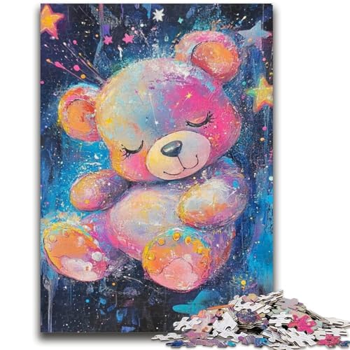 1000-teiliges Puzzle für Jugendliche und Erwachsene, Teddybär-Denkspiel, Lernspiel für Geburtstag, Weihnachten, für 14-Jährige, 50x75cm 1000-teiliges Puzzle für Jugendliche und Erwachsene, Teddybär-Denkspiel, Lernspiel für Geburtstag, Weihnachten, für 14-Jährige, 50x75cm von LYXIANY
