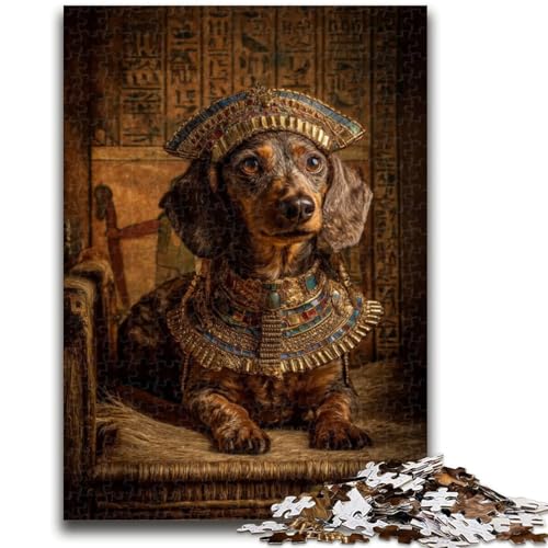 1000-teiliges Puzzle für Jugendliche und Erwachsene, Tier-Dackel, pädagogisches Spielzeug zum Stressabbau, Eltern-Kind-Interaktion für Kinder ab 14 Jahren, 50x75cm 1000-teiliges Puzzle für Jugendliche und Erwachsene, Tier-Dackel, pädagogisches Spielzeug zum Stressabbau, Eltern-Kind-Interaktion für Kinder ab 14 Jahren, 50x75cm von LYXIANY
