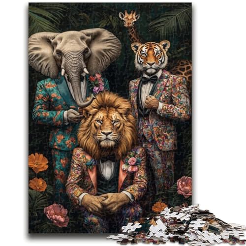 1000-teiliges Puzzle für Jugendliche und Erwachsene, Tierfamilien-Denkspiel, Lernspiel für Geburtstag, Weihnachten, für 14-Jährige, 50x75cm 1000-teiliges Puzzle für Jugendliche und Erwachsene, Tierfamilien-Denkspiel, Lernspiel für Geburtstag, Weihnachten, für 14-Jährige, 50x75cm von LYXIANY