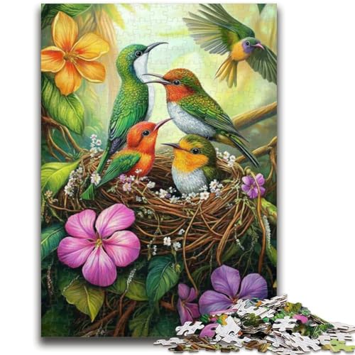 1000-teiliges Puzzle für Jugendliche und Erwachsene, buntes Spatzen-Denkspiel, Lernspiel für Geburtstag, Weihnachten, für 14-Jährige, 50x75cm 1000-teiliges Puzzle für Jugendliche und Erwachsene, buntes Spatzen-Denkspiel, Lernspiel für Geburtstag, Weihnachten, für 14-Jährige, 50x75cm von LYXIANY