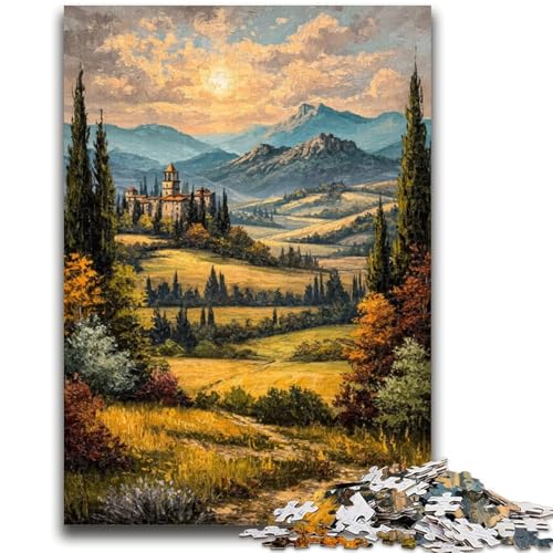 1000-teiliges Puzzle für Jugendliche und Erwachsene, französisches Provence-Land, Denkspiel, Lernspiel für Geburtstag, Weihnachten, für 14-Jährige, 50x75cm 1000-teiliges Puzzle für Jugendliche und Erwachsene, französisches Provence-Land, Denkspiel, Lernspiel für Geburtstag, Weihnachten, für 14-Jährige, 50x75cm von LYXIANY