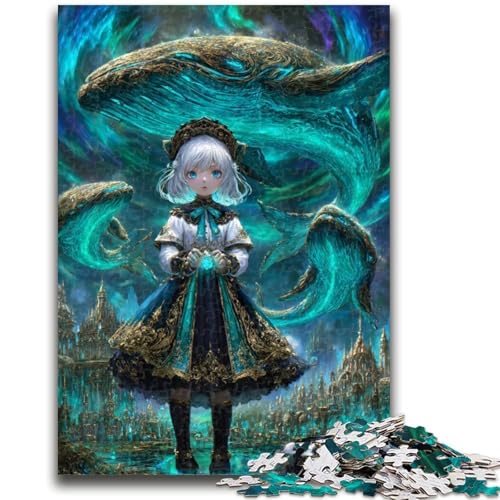 1000-teiliges Puzzle für Jugendliche und Erwachsene, geheimnisvolles Elfenmädchen, Denkspiel, Lernspiel für Geburtstag, Weihnachten, für 14-Jährige, 50x75cm 1000-teiliges Puzzle für Jugendliche und Erwachsene, geheimnisvolles Elfenmädchen, Denkspiel, Lernspiel für Geburtstag, Weihnachten, für 14-Jährige, 50x75cm von LYXIANY