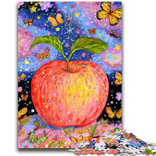 1000-teiliges Puzzle für Jugendliche und Erwachsene, roter Apfel, Denkspiel, Lernspiel für Geburtstag, Weihnachten, für 14-Jährige, 50x75cm 1000-teiliges Puzzle für Jugendliche und Erwachsene, roter Apfel, Denkspiel, Lernspiel für Geburtstag, Weihnachten, für 14-Jährige, 50x75cm von LYXIANY