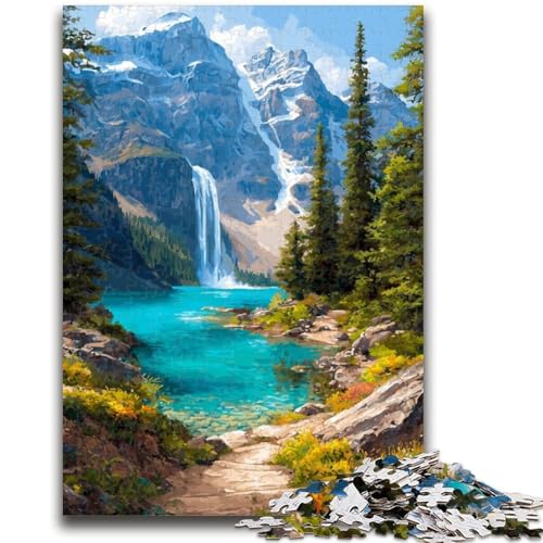 1000-teiliges Puzzle für Jugendliche und Erwachsene, wunderschöne Berge und Seen, für Kinder ab 14 Jahren, Quizspiel, Spaß für Aktivitäten zu Hause, Geburtstagsgeschenk, Reisegeschenke, 50x75cm 1000-teiliges Puzzle für Jugendliche und Erwachsene, wunderschöne Berge und Seen, für Kinder ab 14 Jahren, Quizspiel, Spaß für Aktivitäten zu Hause, Geburtstagsgeschenk, Reisegeschenke, 50x75cm von LYXIANY