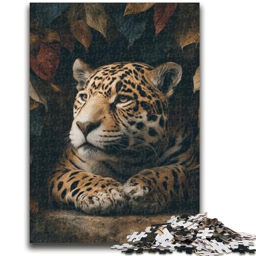 1000-teiliges Puzzle für Jugendliche und Erwachsene Dschungel-Wild-Schwarzer Panther Lernspiel für die ganze Familie ganze Familie Für Kinder ab 14 Jahren 26x38cm 1000-teiliges Puzzle für Jugendliche und Erwachsene Dschungel-Wild-Schwarzer Panther Lernspiel für die ganze Familie ganze Familie Für Kinder ab 14 Jahren 26x38cm von LYXIANY