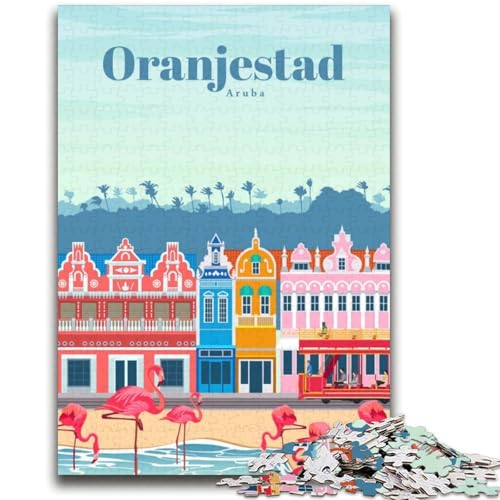1000-teiliges Puzzle für Jugendliche und Erwachsene Reise nach Aruba Anspruchsvolles Spiel und Lernspiel für die ganze Familie zum Geburtstag, Weihnachten (Größe 38x52cm) von LYXIANY