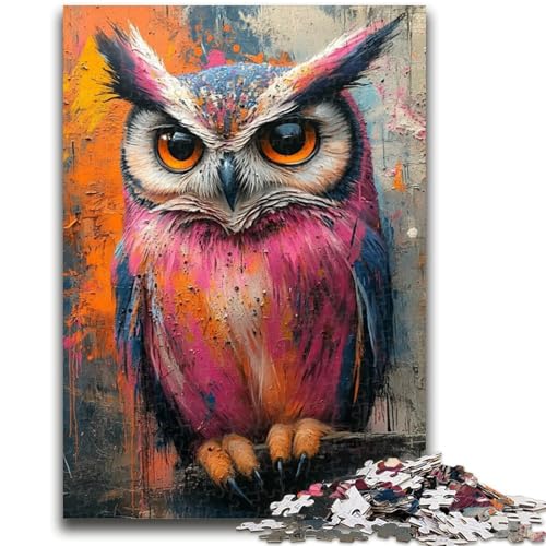 1000-teiliges Puzzle für Jugendliche und Erwachsene. Mysteriöse Eule. Stressabbau. Schwierige Herausforderung ganze Familie. 26x38cm 1000-teiliges Puzzle für Jugendliche und Erwachsene. Mysteriöse Eule. Stressabbau. Schwierige Herausforderung ganze Familie. 26x38cm von LYXIANY