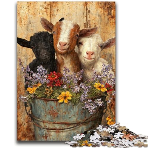 1000-teiliges Puzzle für Teenager, Baby-Kuh, ab 14 Jahren, Quizspiel, Spaß für zu Hause, Aktivitäten, Geburtstagsgeschenk, Reisegeschenke, 50x75cm 1000-teiliges Puzzle für Teenager, Baby-Kuh, ab 14 Jahren, Quizspiel, Spaß für zu Hause, Aktivitäten, Geburtstagsgeschenk, Reisegeschenke, 50x75cm von LYXIANY