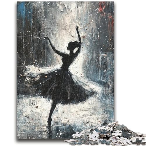 1000-teiliges Puzzle für Teenager, Balletttänzerin, ab 14 Jahren, Quizspiel, Spaß bei Aktivitäten zu Hause, Geburtstagsgeschenk, Reisegeschenke, 26x38cm von LYXIANY