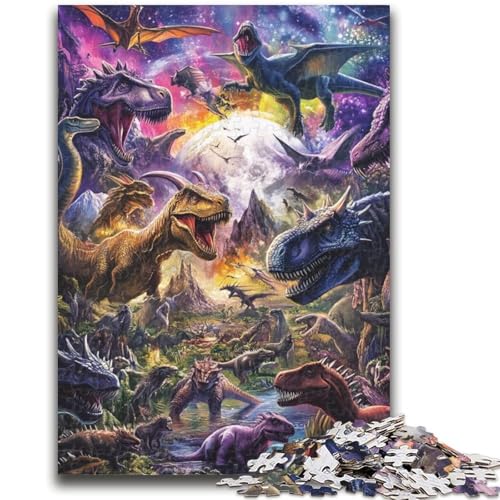 1000-teiliges Puzzle für Teenager, Dinosaurier-Tyrannosaurus, ab 14 Jahren, Quizspiel, Spaß bei Aktivitäten zu Hause, Geburtstagsgeschenk, Reisegeschenke, 50x75cm 1000-teiliges Puzzle für Teenager, Dinosaurier-Tyrannosaurus, ab 14 Jahren, Quizspiel, Spaß bei Aktivitäten zu Hause, Geburtstagsgeschenk, Reisegeschenke, 50x75cm von LYXIANY