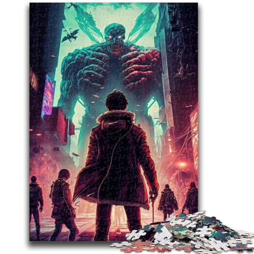 1000-teiliges Puzzle für Teenager, Geschenke, Monster Invasion, pädagogisches Familienspiel, Wanddekoration, einzigartige Geburtstags, 50x75cm 1000-teiliges Puzzle für Teenager, Geschenke, Monster Invasion, pädagogisches Familienspiel, Wanddekoration, einzigartige Geburtstags, 50x75cm von LYXIANY