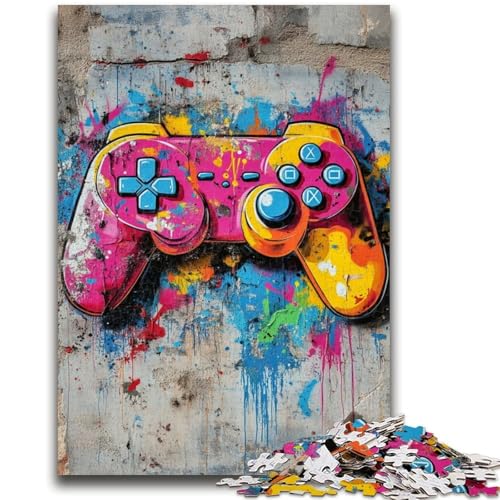 1000-teiliges Puzzle für Teenager, Graffiti-Spiel für Kinder ab 14 Jahren, Quizspiel, Spaß für zu Hause, Aktivitäten, Geburtstagsgeschenk, Reisegeschenke, 50x75cm von LYXIANY
