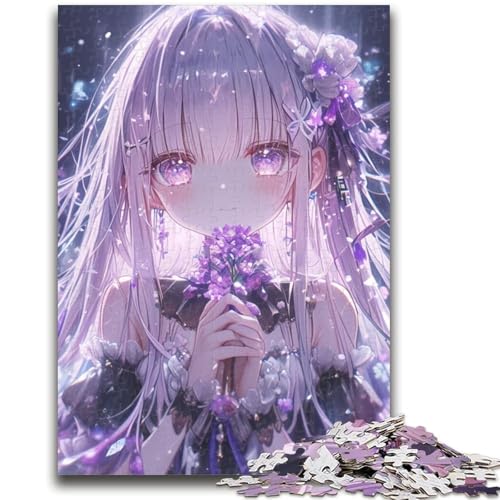 1000-teiliges Puzzle für Teenager, Japanisches Anime-Mädchen, geeignet für Kinder ab 14 Jahren, intellektuelles Spielzeugspiel, Lernspiel für Geburtstag und Weihnachten, 50x75cm 1000-teiliges Puzzle für Teenager, Japanisches Anime-Mädchen, geeignet für Kinder ab 14 Jahren, intellektuelles Spielzeugspiel, Lernspiel für Geburtstag und Weihnachten, 50x75cm von LYXIANY