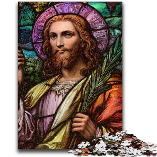 1000-teiliges Puzzle für Teenager, Jesus, anspruchsvolles Spiel und Familienspiel, Lernspiel zum Geburtstag, Weihnachten, 50x75cm von LYXIANY