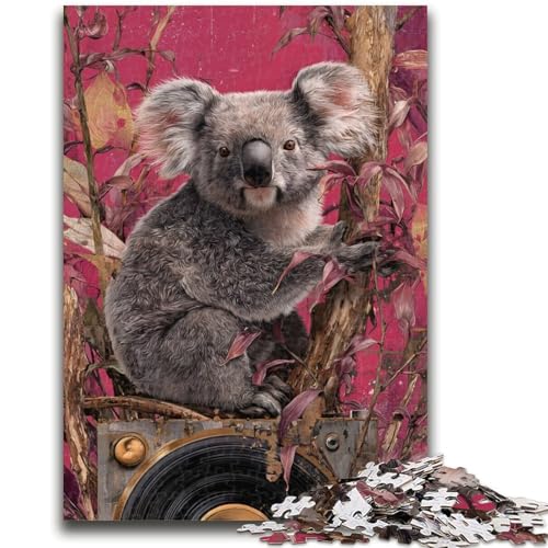 1000-teiliges Puzzle für Teenager, Koala, ab 14 Jahren, Quizspiel, Spaß für zu Hause, Aktivitäten, Geburtstagsgeschenk, Reisegeschenke, 50x75cm von LYXIANY