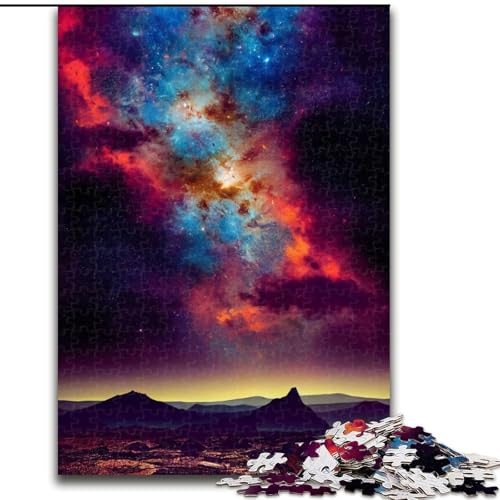 1000-teiliges Puzzle für Teenager, Nebelberg, Spielzeug, Lernspiele, Stressabbau, tolle Geschenke und Spielzeuge (Größe 26x38cm) von LYXIANY