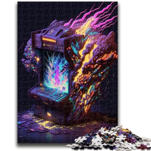 1000-teiliges Puzzle für Teenager, Neon-Spiel, Lernspielzeug, Spaß bei Aktivitäten zu Hause, Geburtstagsgeschenk, Reisegeschenke, 26x38cm von LYXIANY