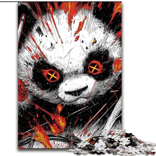 1000-teiliges Puzzle für Teenager, Panda, Spielzeug, Lernspiele, Stressabbau, tolle Geschenke und Spielzeuge (Größe 26x38cm) von LYXIANY