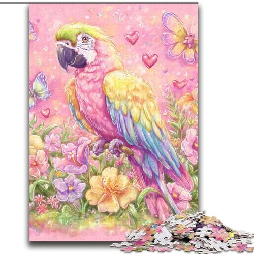 1000-teiliges Puzzle für Teenager, Papagei, anspruchsvolles Spielspielzeug, Wanddekoration, einzigartige Geburtstags, 38x52cm 1000-teiliges Puzzle für Teenager, Papagei, anspruchsvolles Spielspielzeug, Wanddekoration, einzigartige Geburtstags, 38x52cm von LYXIANY