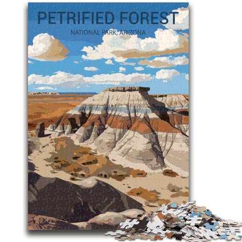 1000-teiliges Puzzle für Teenager, Petrified Forest National Park, pädagogisches Familienspiel, Wanddekoration, einzigartige Geburtstags (Größe 50x70cm) von LYXIANY