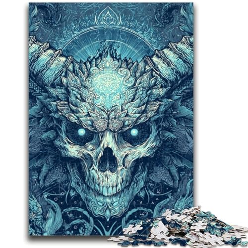 1000-teiliges Puzzle für Teenager, Skelett, anspruchsvolles Spiel und Familienspiel, Lernspiel für Geburtstag, Weihnachten, 50x75cm von LYXIANY