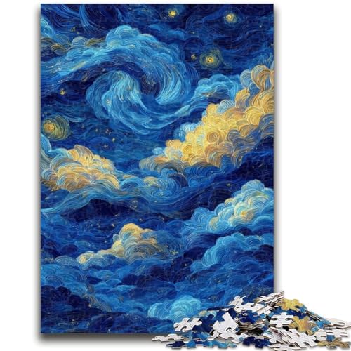 1000-teiliges Puzzle für Teenager, Sternenhimmel, ab 14 Jahren, Quizspiel, Spaß für Zuhause, Aktivitäten, Geburtstagsgeschenk, Reisegeschenke, 26x38cm von LYXIANY