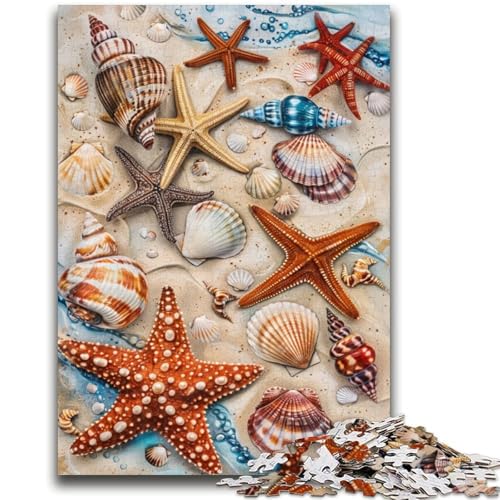 1000-teiliges Puzzle für Teenager, Strandmuscheln, ab 14 Jahren, Quizspiel, Spaß bei Aktivitäten zu Hause, Geburtstagsgeschenk, Reisegeschenke, 50x75cm 1000-teiliges Puzzle für Teenager, Strandmuscheln, ab 14 Jahren, Quizspiel, Spaß bei Aktivitäten zu Hause, Geburtstagsgeschenk, Reisegeschenke, 50x75cm von LYXIANY