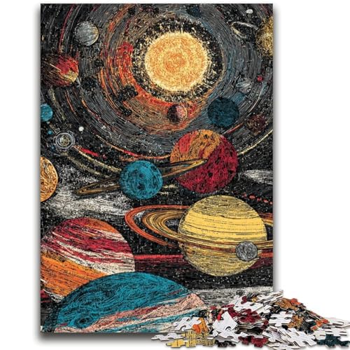 1000-teiliges Puzzle für Teenager, Universum, Galaxie, künstlerische Wanddekoration und Geburtstagsgeschenkidee für Freunde, Home Office, 50x75cm von LYXIANY