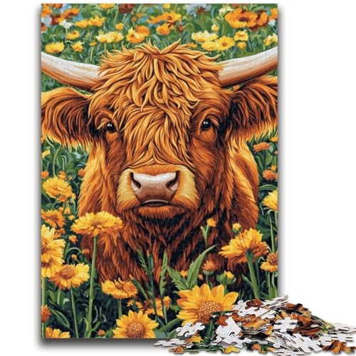 1000-teiliges Puzzle für Teenager, Yak, ab 14 Jahren, Quizspiel, Spaß bei Aktivitäten zu Hause, Geburtstagsgeschenk, Reisegeschenke, 26x38cm von LYXIANY