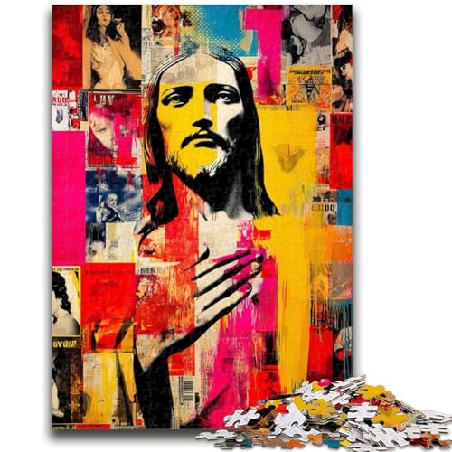 1000-teiliges Puzzle für Teenager, christliche Kunst, ab 14 Jahren, Quizspiel, Spaß bei Aktivitäten zu Hause, Geburtstagsgeschenk, Reisegeschenke, 26x38cm von LYXIANY