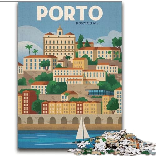 1000-teiliges Puzzle für Teenager, geeignet für Personen ab 14 Jahren, Lernspiele, Wichtelgeschenke, 75x100cm von LYXIANY