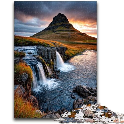 1000-teiliges Puzzle für Teenager, wunderschöne Berge und Seen, Lernspielzeug, ganze Familie, 26x38cm von LYXIANY