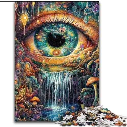 1000-teiliges Puzzle für Teenager Auge des Berges, lehrreich ganze Familie (Größe 26x38cm) von LYXIANY