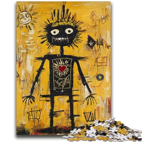 1000-teiliges Puzzle für Teenager im Basquiat-Stil, ab 14 Jahren, Quizspiel, Spaß für zu Hause, Geburtstagsgeschenk, Reisegeschenk, 50x75cm 1000-teiliges Puzzle für Teenager im Basquiat-Stil, ab 14 Jahren, Quizspiel, Spaß für zu Hause, Geburtstagsgeschenk, Reisegeschenk, 50x75cm von LYXIANY