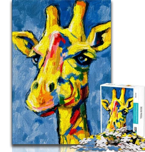 1000-teiliges Puzzle im Basquiat-Stil für Erwachsene und Jugendliche, Quizspiel, Wanddekoration, einzigartige Geburtstags, 38x26cm von LYXIANY