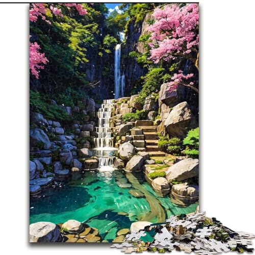 1000-teiliges Puzzle im japanischen Stil, 1000-teiliges Puzzle für Erwachsene, für Teenager, Familien-Lernspiele, Heimdekoration, Geschenk, Größe 50x75cm von LYXIANY