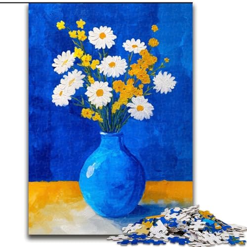 1000-teiliges Puzzle mit Blumenmotiv, aus Holz, mit interaktivem Familienspiel, Kinder ab 14 Jahren, Größe 50x75cm 1000-teiliges Puzzle mit Blumenmotiv, aus Holz, mit interaktivem Familienspiel, Kinder ab 14 Jahren, Größe 50x75cm von LYXIANY
