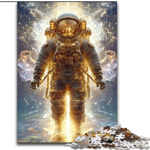 1000-teiliges Puzzle mit Weltraumastronautenmotiv für Erwachsene und Jugendliche, Lernspiele, Heimdekoration, geeignet als Schreibtischdekoration (50x75cm) von LYXIANY