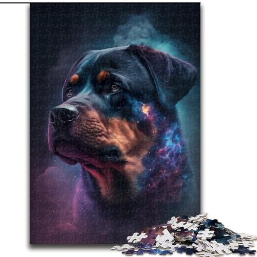 1000-teiliges Rottweiler-Holzpuzzle, Geburtstage, Weihnachten, Halloween, Thanksgiving, Ostern, Größe 50x75cm 1000-teiliges Rottweiler-Holzpuzzle, Geburtstage, Weihnachten, Halloween, Thanksgiving, Ostern, Größe 50x75cm von LYXIANY