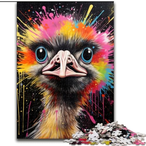 1000-teiliges Straußenpuzzle für Erwachsene, für Teenager und Familienspaß – DIY-Denkspiel, Geschenk, 50x75cm 1000-teiliges Straußenpuzzle für Erwachsene, für Teenager und Familienspaß – DIY-Denkspiel, Geschenk, 50x75cm von LYXIANY