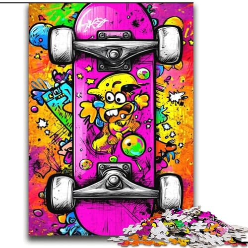 2000 Teile Puzzle für Erwachsene und Jugendliche, Skateboard, für und ab 14 Jahren, Mitmachspiel, Weihnachtsspiel, Geschenke, 70x100cm 2000 Teile Puzzle für Erwachsene und Jugendliche, Skateboard, für und ab 14 Jahren, Mitmachspiel, Weihnachtsspiel, Geschenke, 70x100cm von LYXIANY