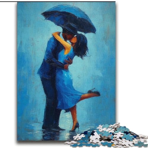 2000-teiliges Puzzle Küssendes Paar für Erwachsene und Jugendliche, Spielzeug- und Denkspiel-Künstlersammlung, Bildende Kunst (70x100cm) von LYXIANY