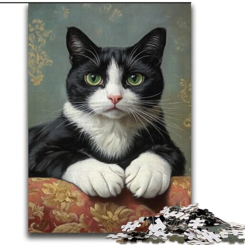 2000-teiliges Puzzle für Erwachsene, Katzenkunst, Lernspiele, Heimdekoration, ganze Familie, 70x100cm von LYXIANY