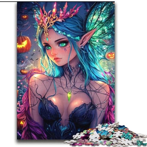 2000-teiliges Puzzle für Erwachsene und Jugendliche, Anime-Mädchen, Stressabbau, Staycation-Zeitvertreib-Wunschliste mit Weihnachtsmann, 70x100cm von LYXIANY