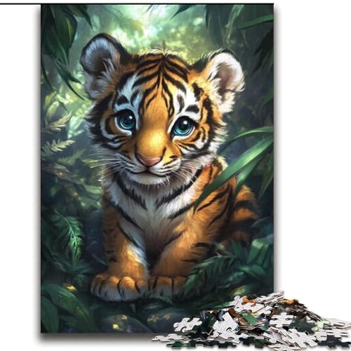 2000-teiliges Puzzle für Erwachsene und Jugendliche, Dschungeltiger, für Lernspiele, Herausforderungen, Spielzeug, Geburtstagsgeschenk, Geschenke, Wandkunst, 70x100cm von LYXIANY