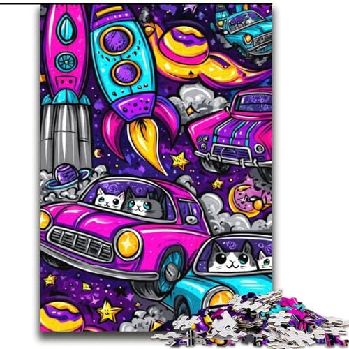 2000-teiliges Puzzle für Erwachsene und Jugendliche, Raketenspielzeug, Denkspiel zur Heimdekoration, für Kinder ab 14 Jahren, 70x100cm von LYXIANY